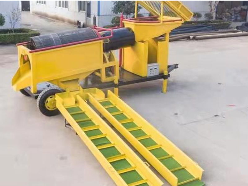 滚筒筛旱地淘金设备