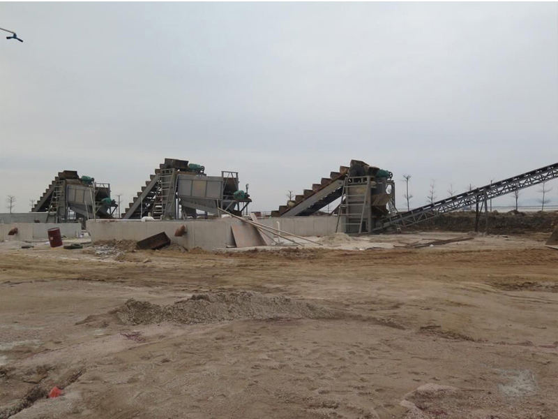 挖斗洗沙机生产线