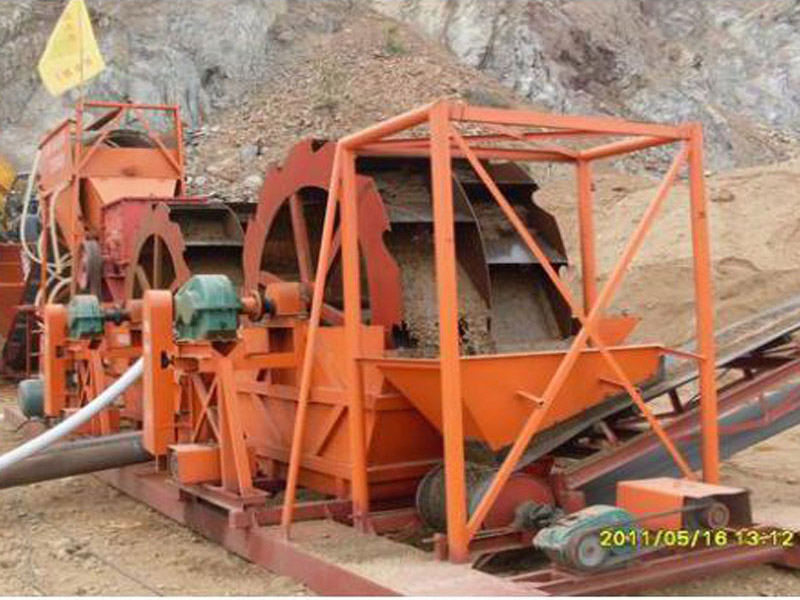 大型轮式洗沙机