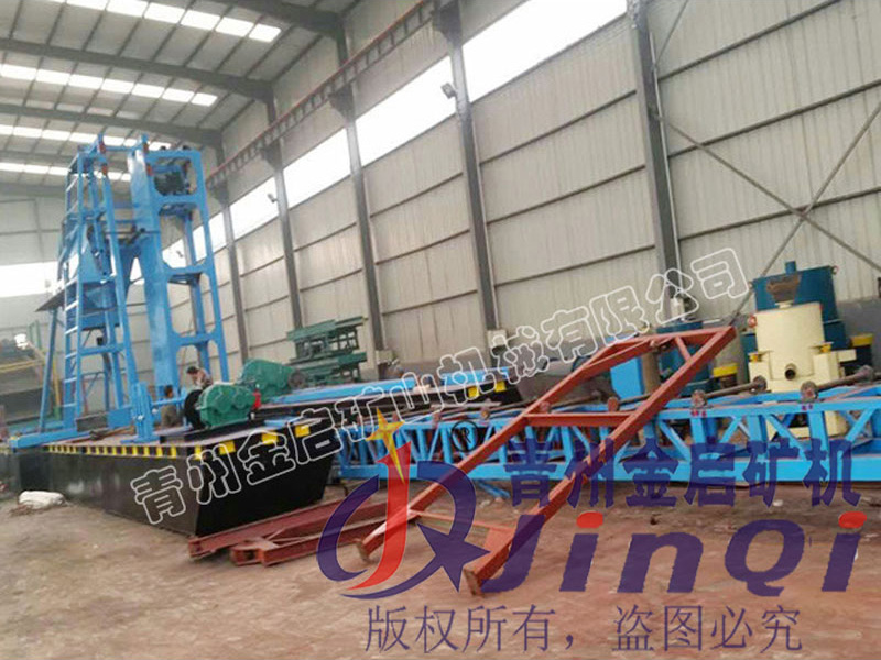 陆地旱地淘金船